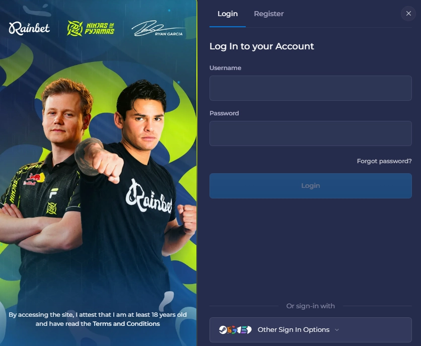 Rainbet Login